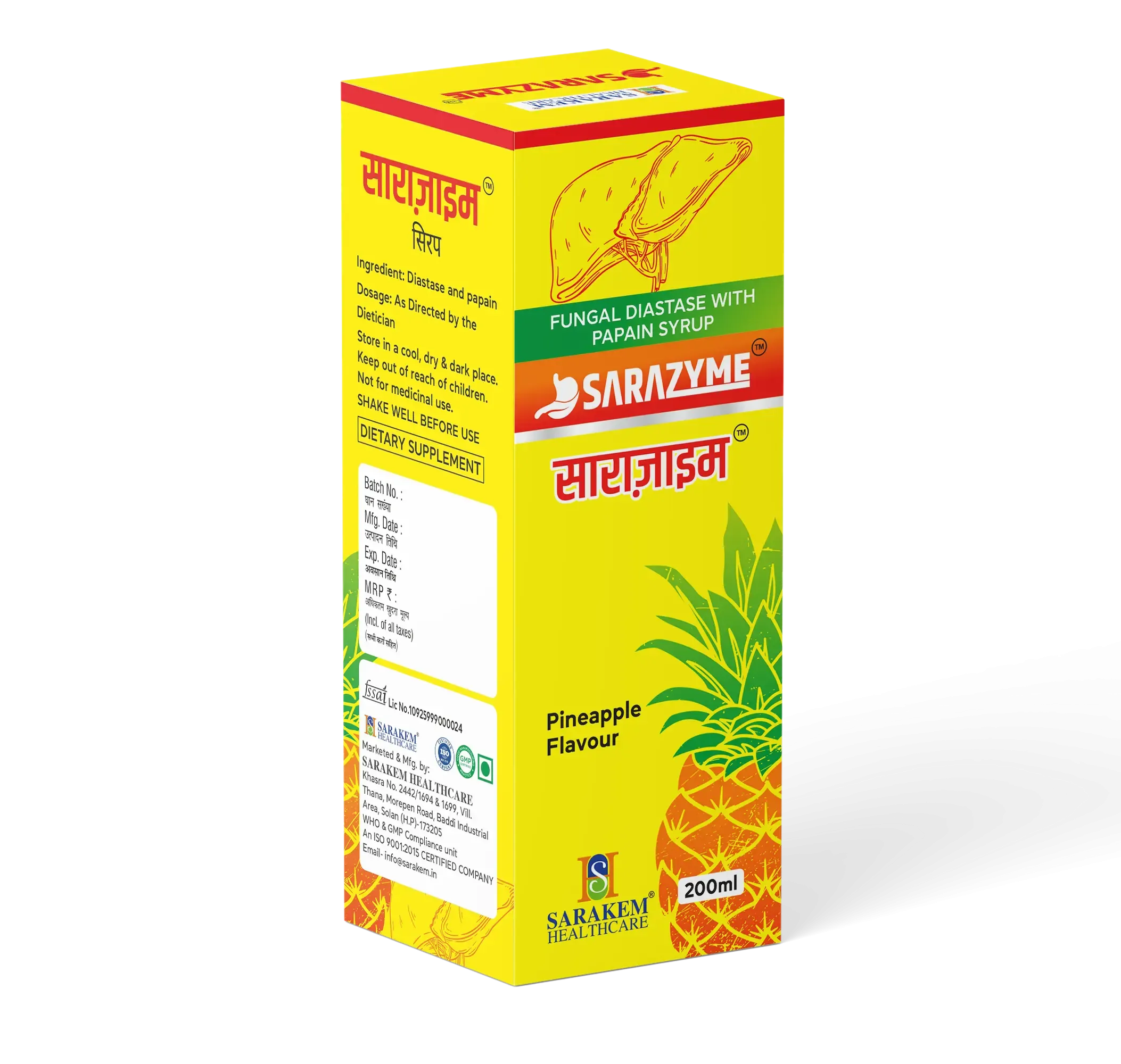 Composition of Sarazyme